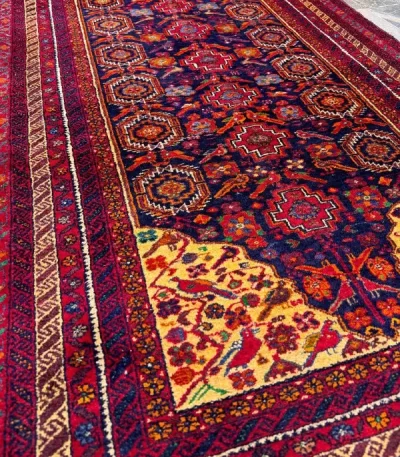 قالیچه بلوچی نیلی