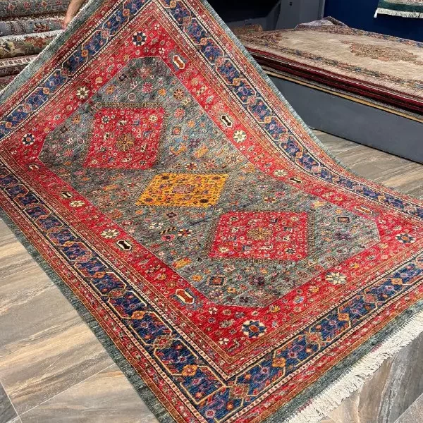 قالی سه ترنج سنتی