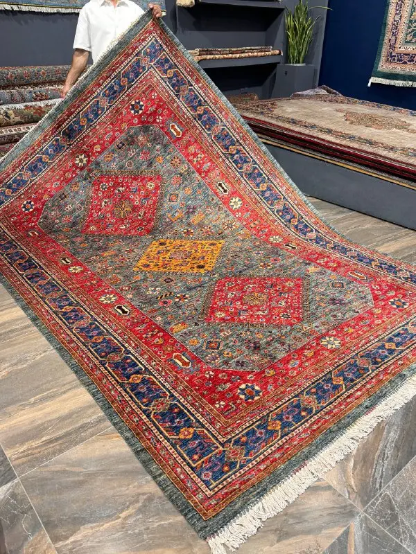 قالی سه ترنج سنتی