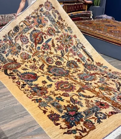 فرش دستباف کرمی