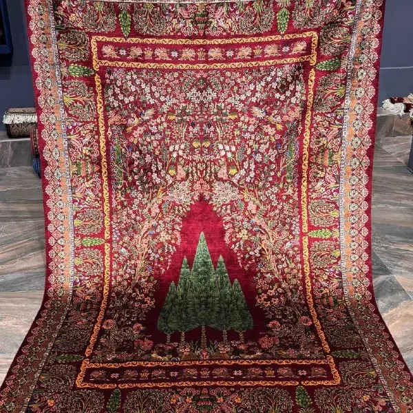 پرده ای نقشه سرو جاویدان