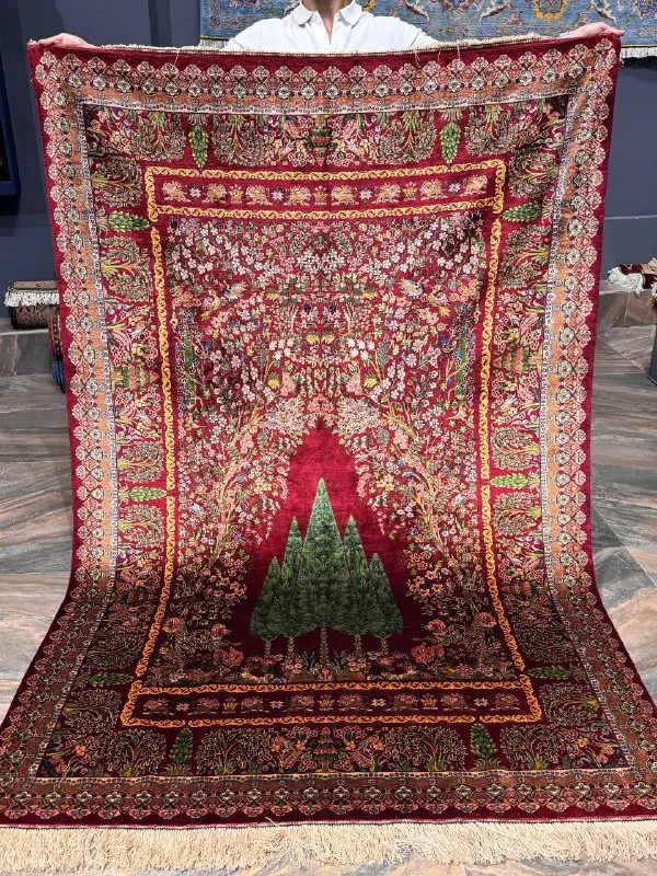 پرده ای نقشه سرو جاویدان