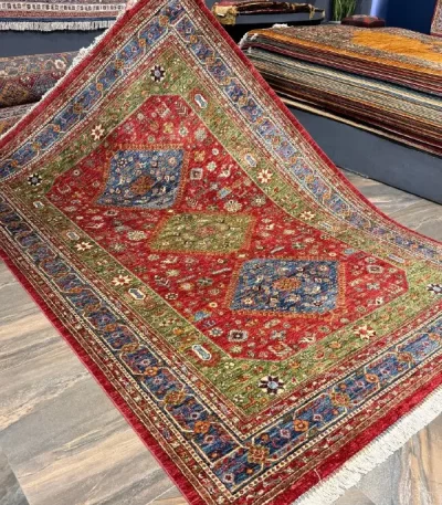 خرید فرش سه ترنج قشقایی