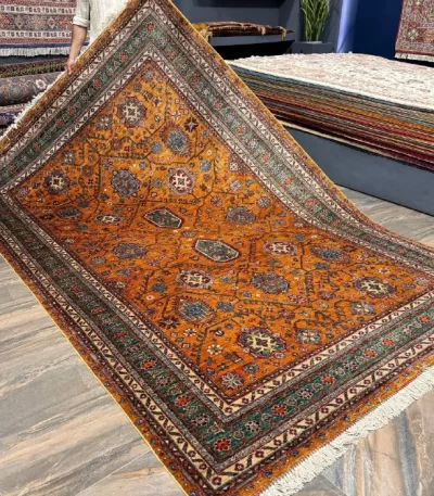 فرش الماسی طلایی
