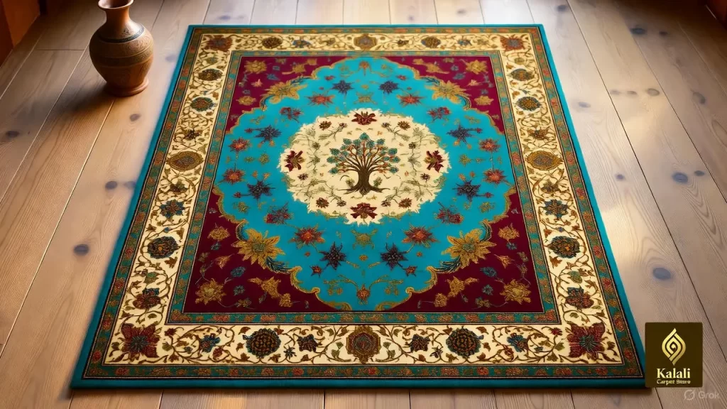 عکس یک نوع فرش دستبافت