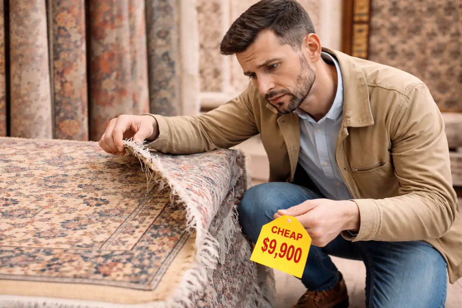 فرش دستبافت ارزان